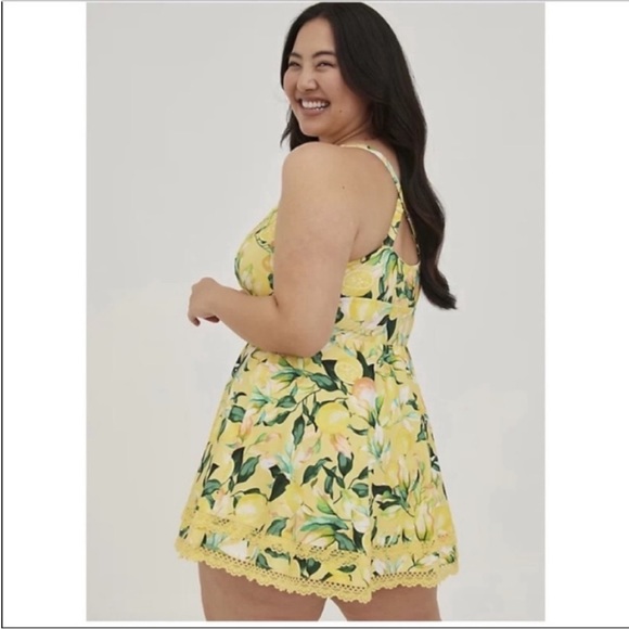 TORRID LEMON SWIMSUIT - Picture 2 of 7